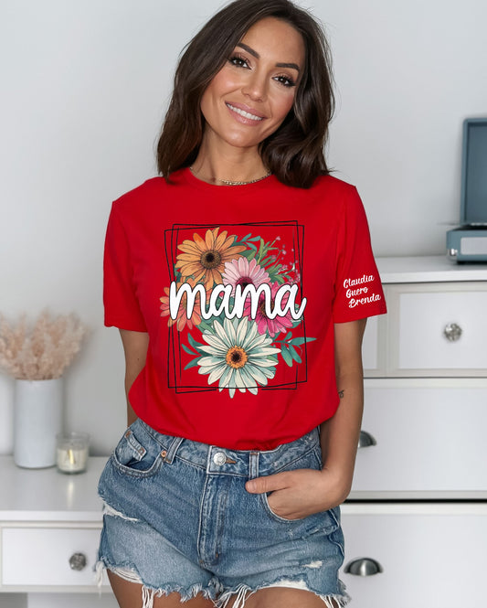 Mama With Flowers